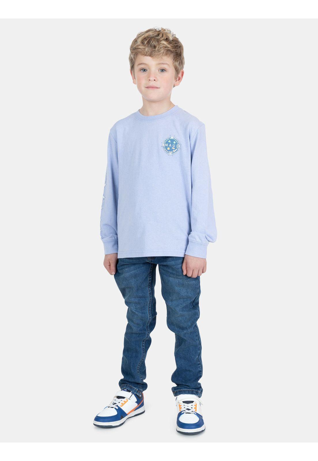 Polera ML Kumu Morado Infantil Maui And Sons-3
