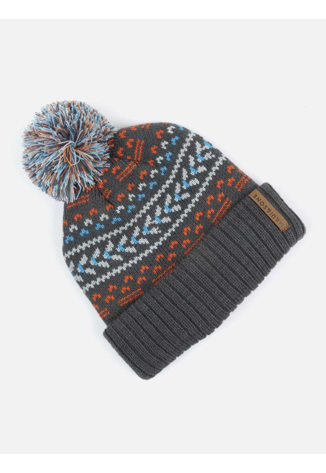 Gorro Niño 5G1841 Gris Oscuro Maui and Sons-0