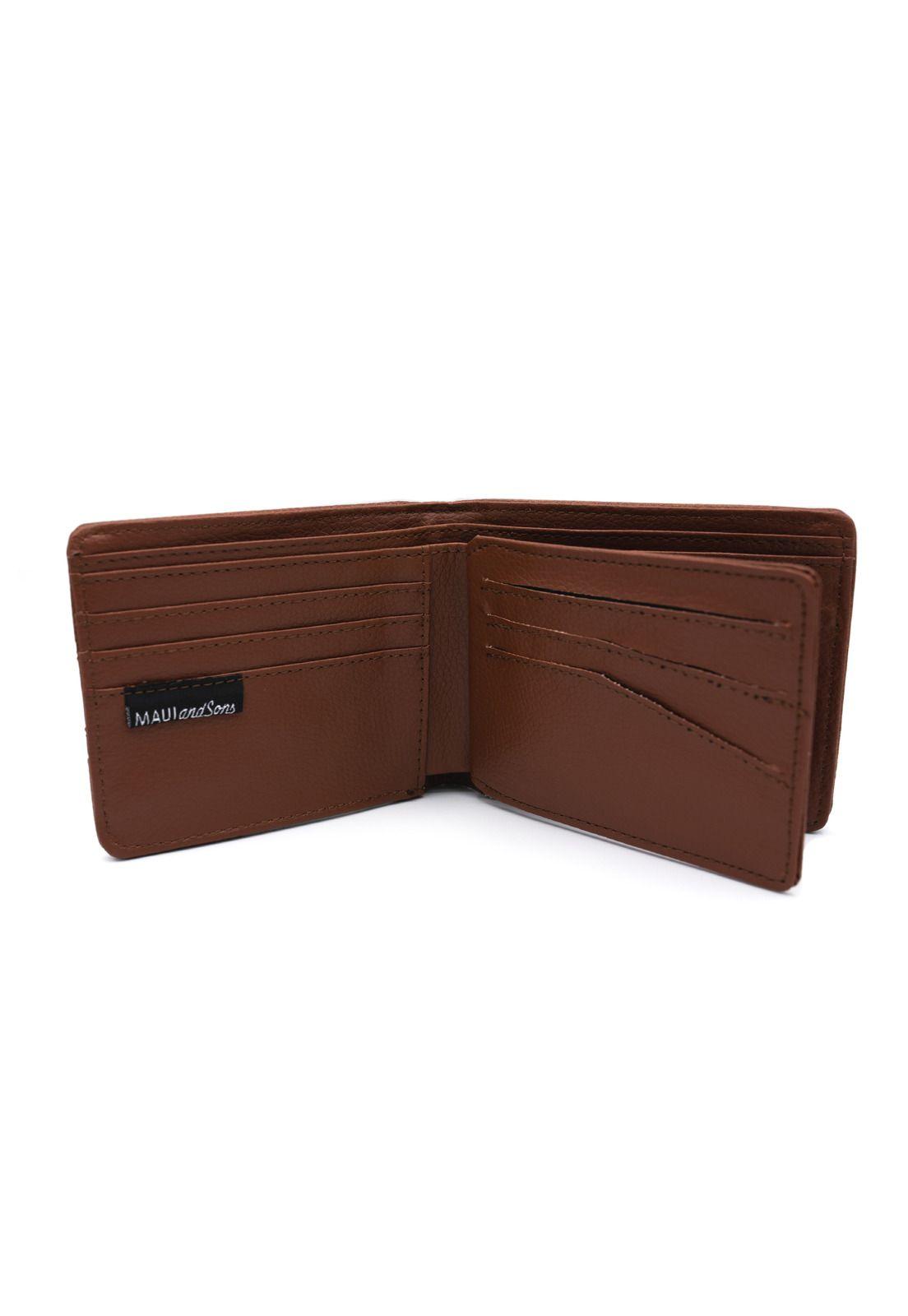 Billetera Hombre Café Maui and Sons 5AB113-MV20-1