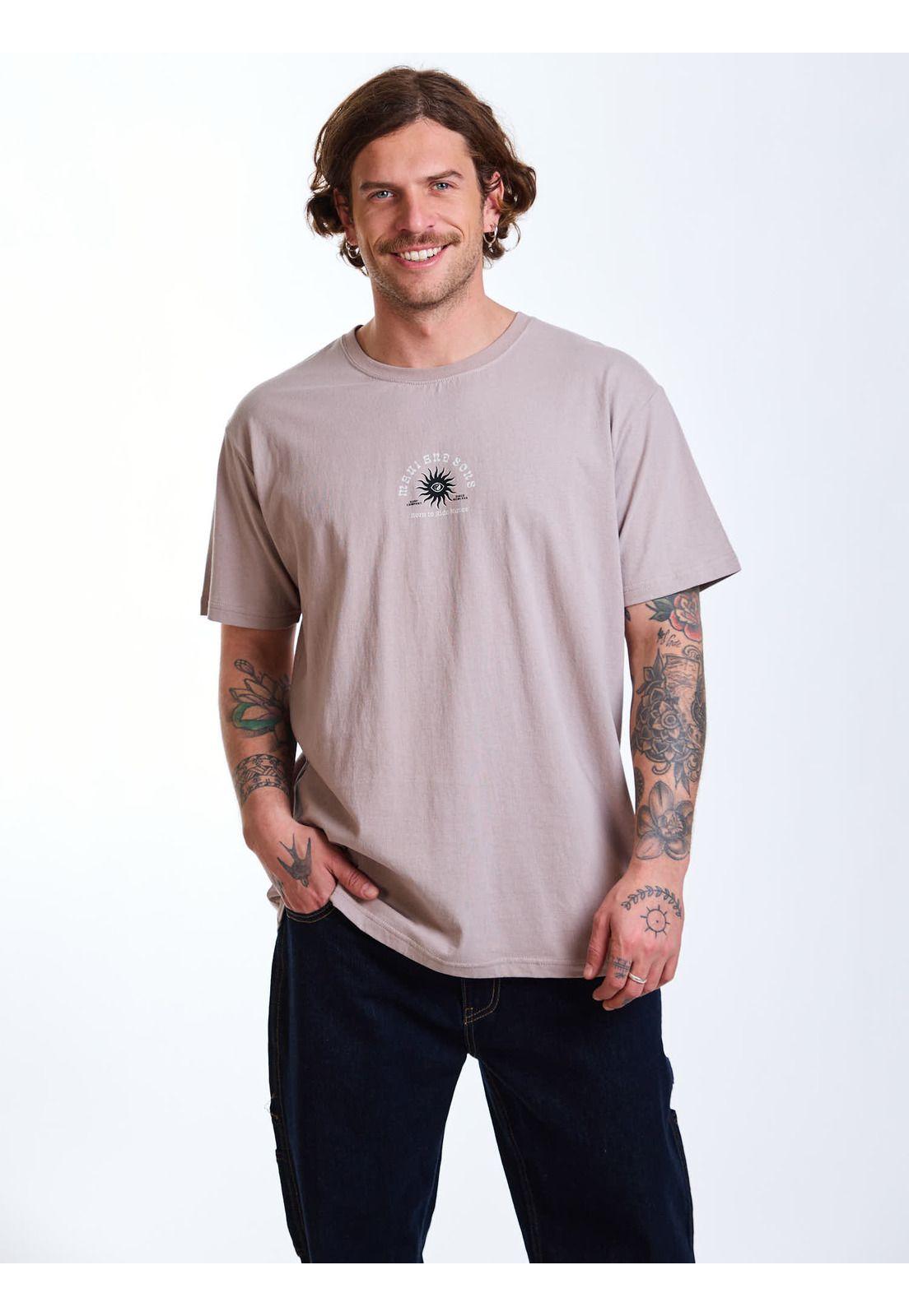 Polera MC Waves Beige Hombre Maui and Sons-6