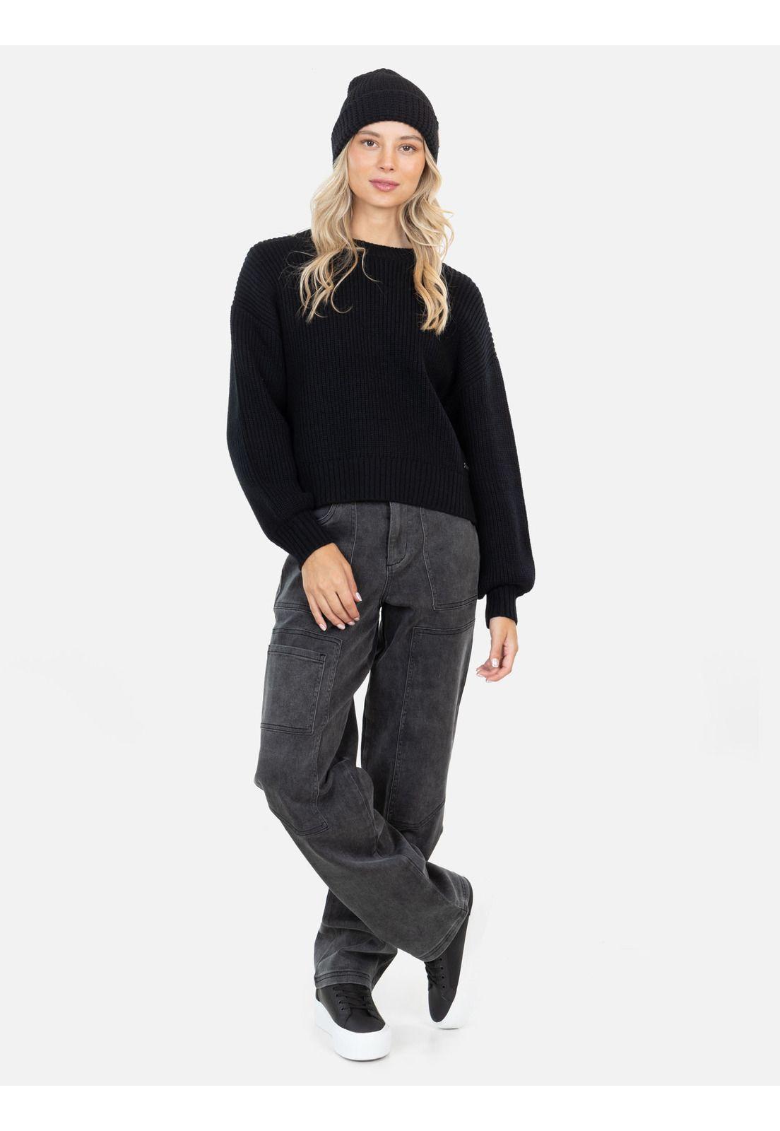 Sweater Islenis Negro Mujer Maui And Sons-3