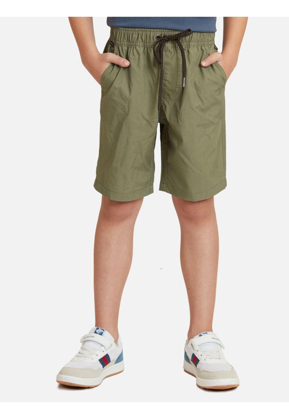 Bermuda Colored Jogger Kids Niño Verde Maui And Sons-0