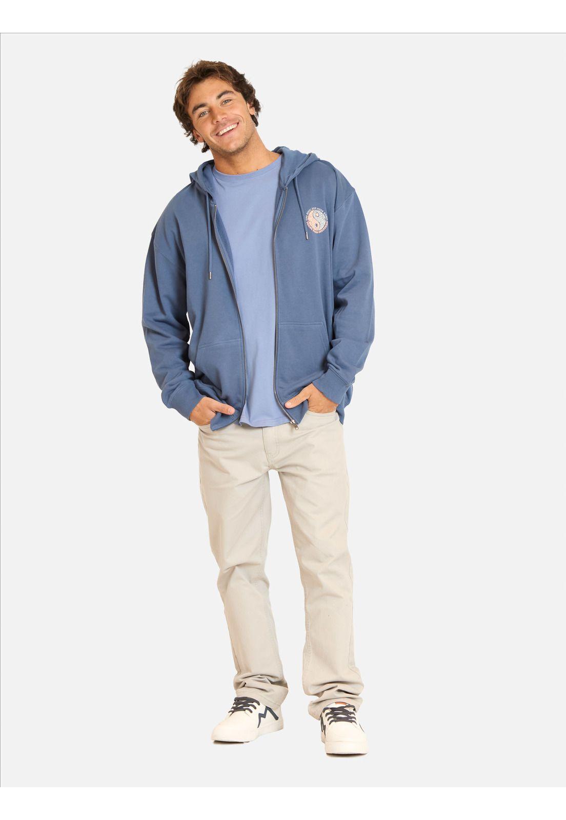 Poleron FZ Flowbay Azul Hombre Maui And Sons-3