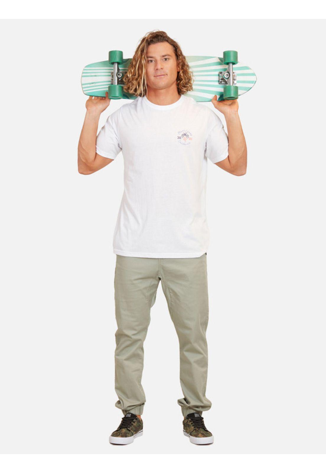 Polera Palmstrology Ss Tee Hombre Blanco Maui And Sons-3