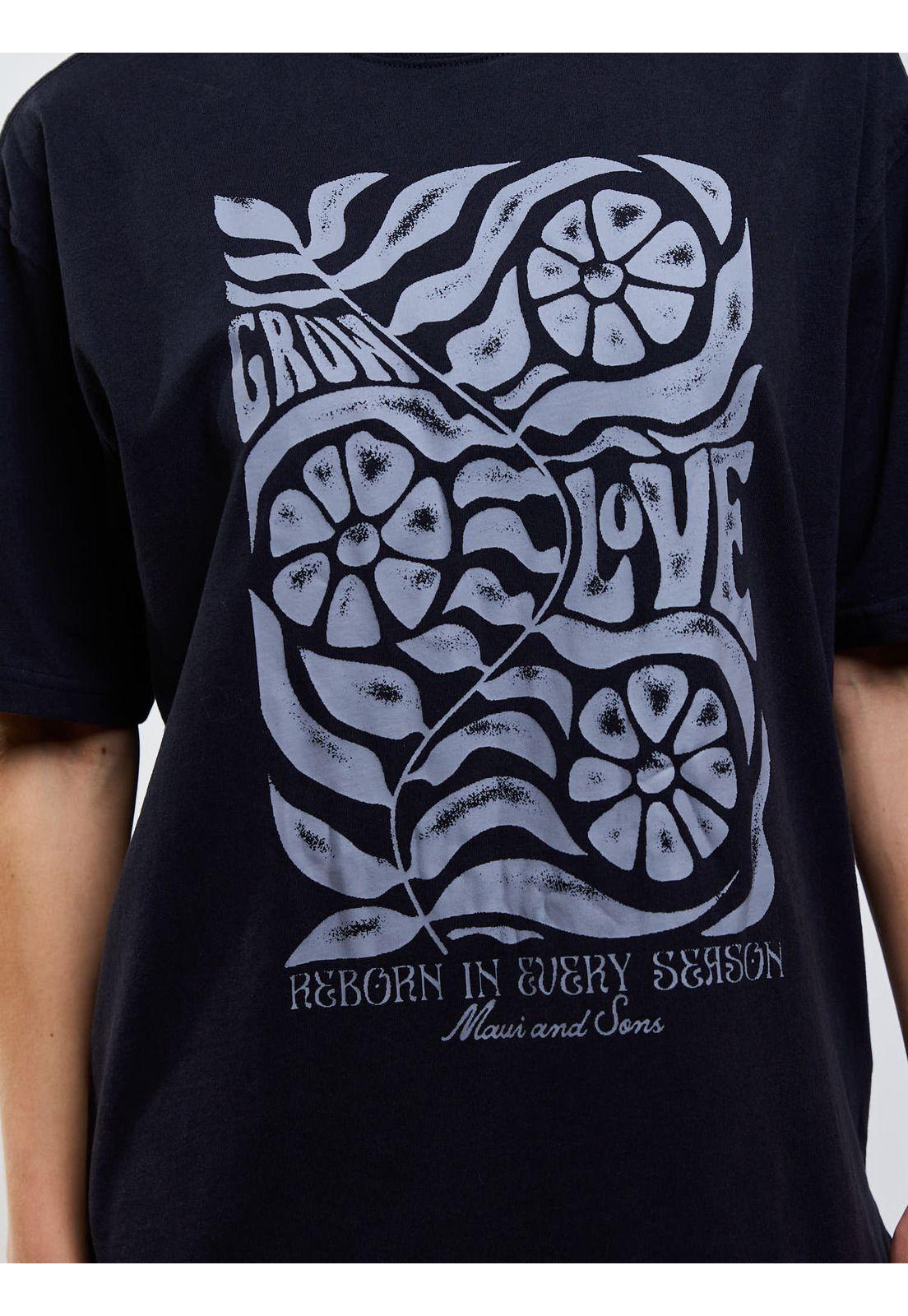 Polera Mc Capraia Negro Mujer Maui And Sons-8