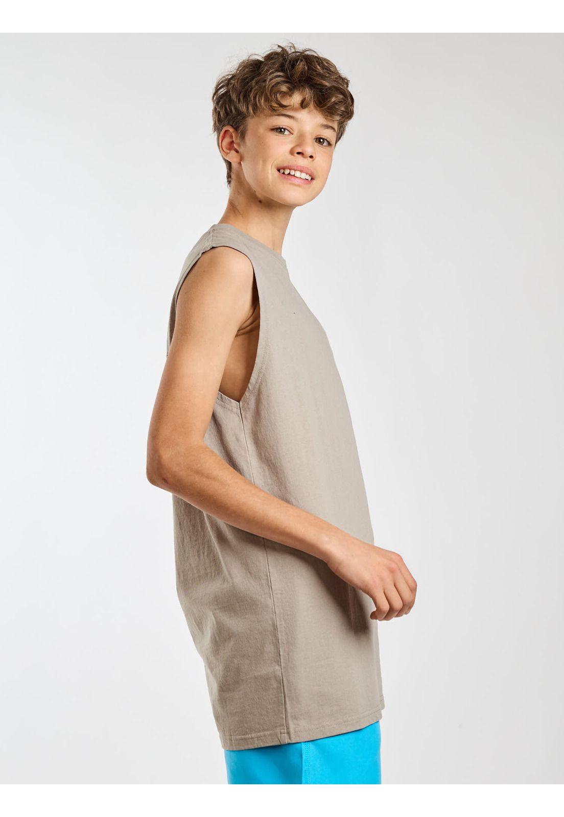 Polera SM Breaker Beige Infantil Maui and Sons-2