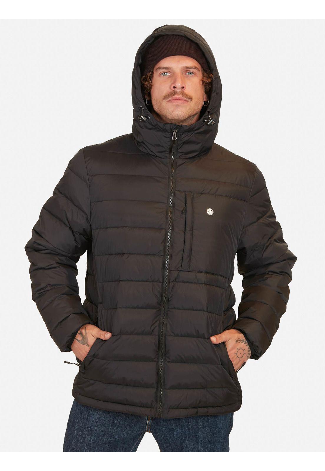 Parka Puffa Hauula Black Negro Maui And Sons-0