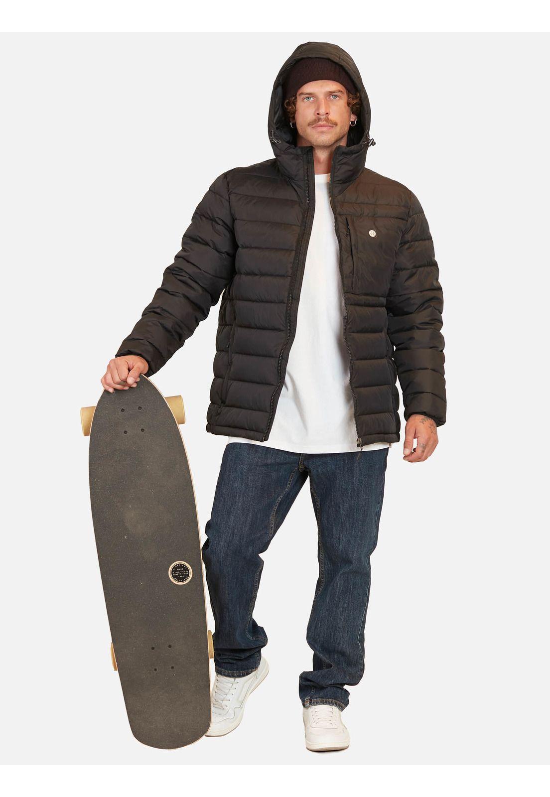 Parka Puffa Hauula Black Negro Maui And Sons-3