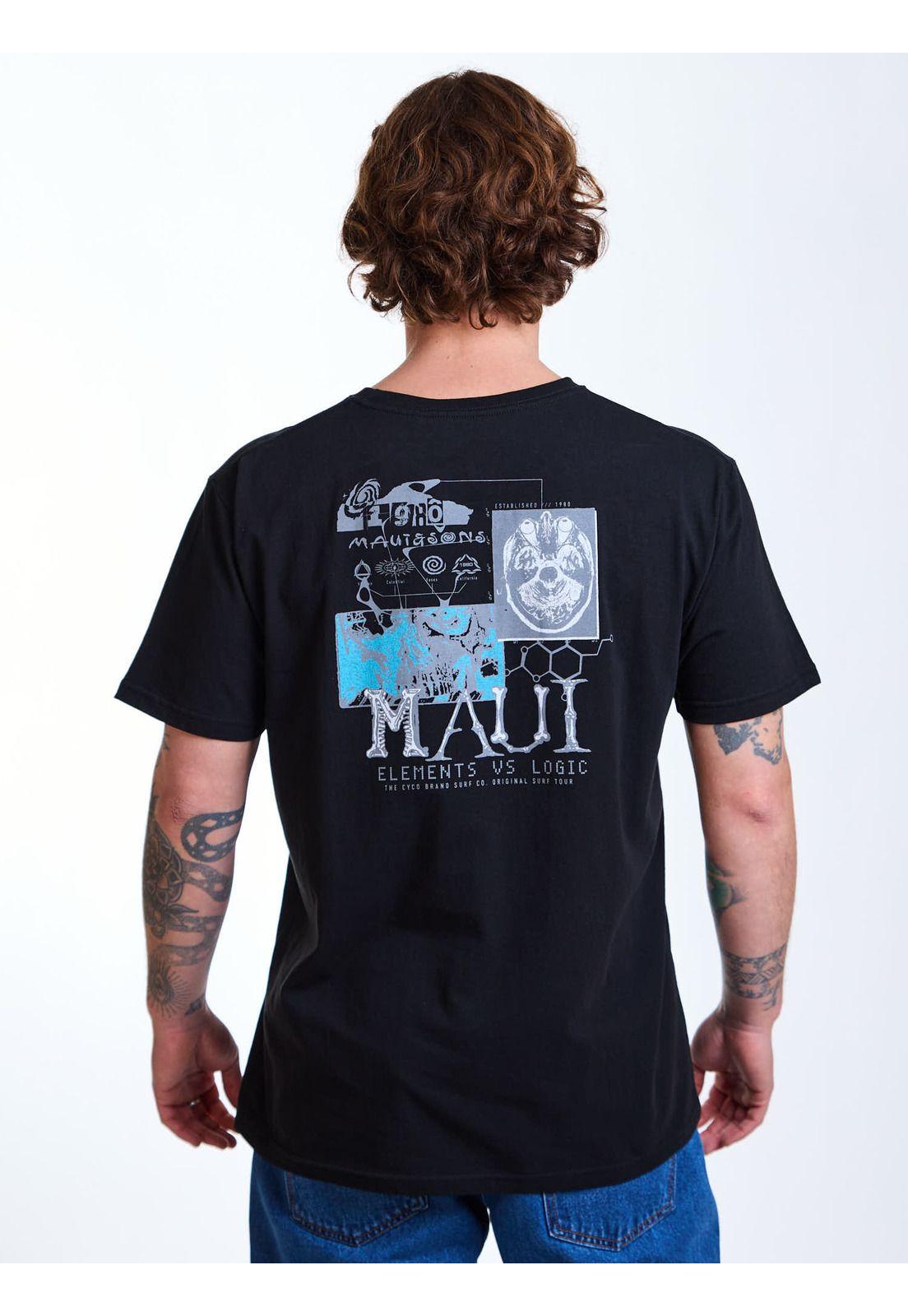 Polera MC Sunsets Negro Hombre Maui and Sons-1