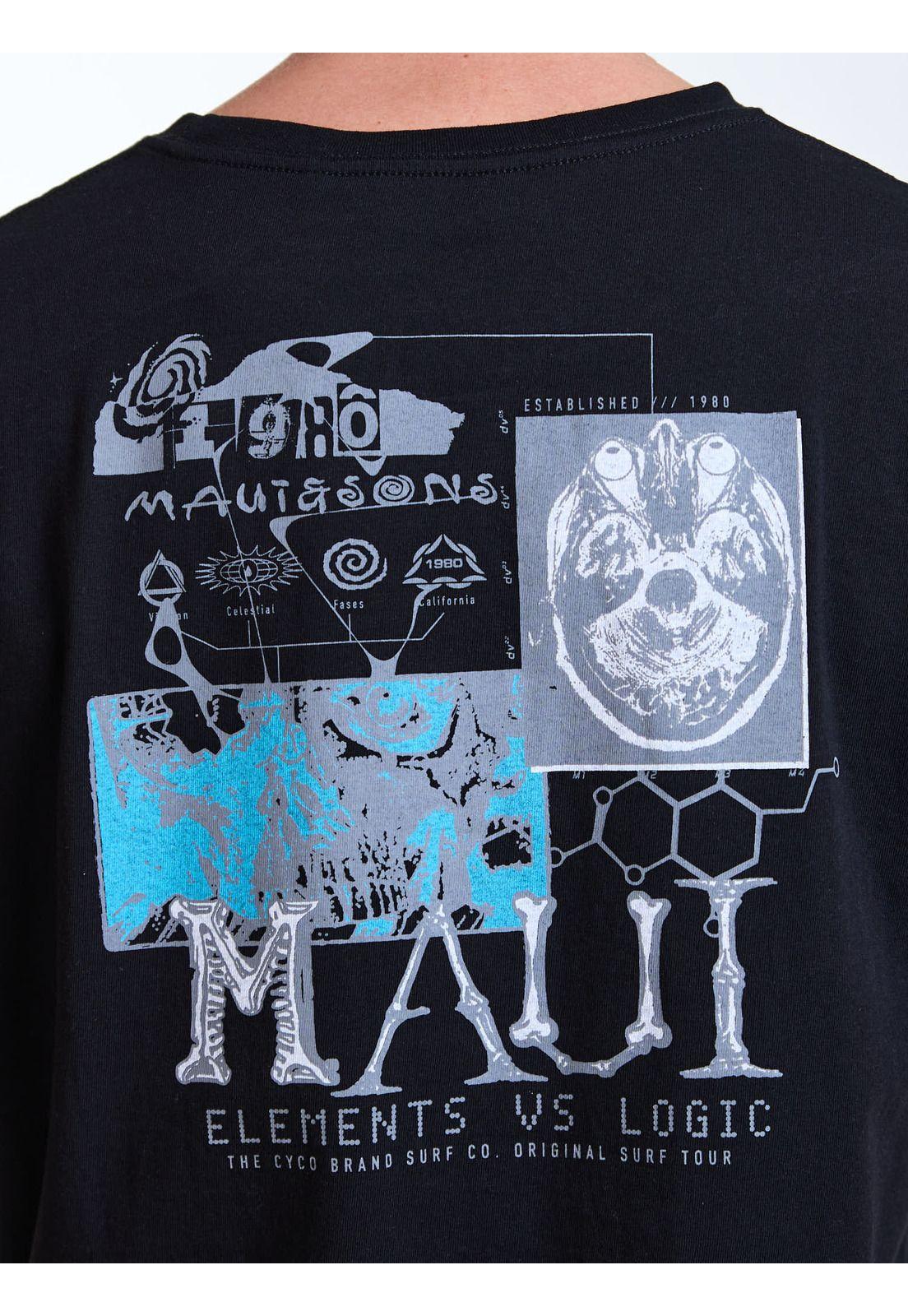 Polera MC Sunsets Negro Hombre Maui and Sons-3