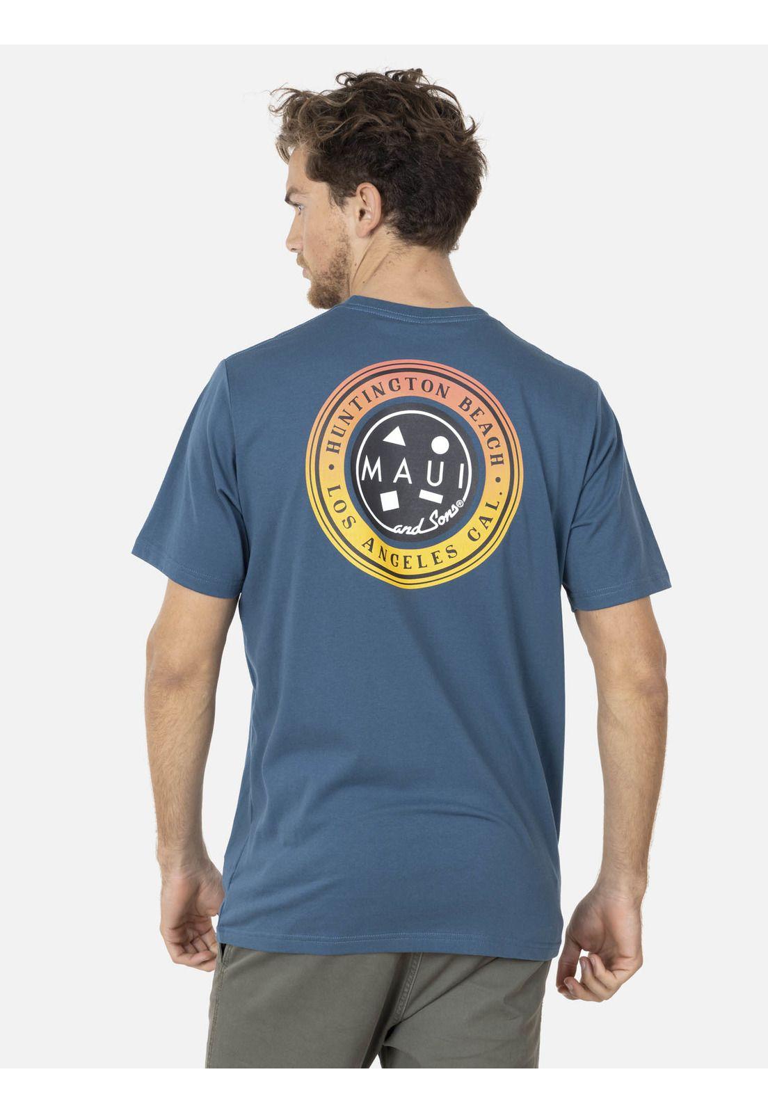 Polera EIGHTY SURF Hombre Azul Maui and Sons-1