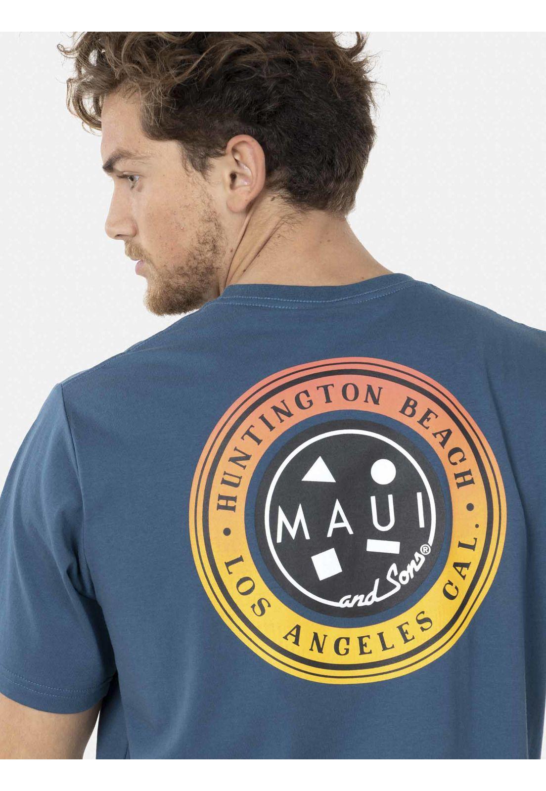 Polera EIGHTY SURF Hombre Azul Maui and Sons-2