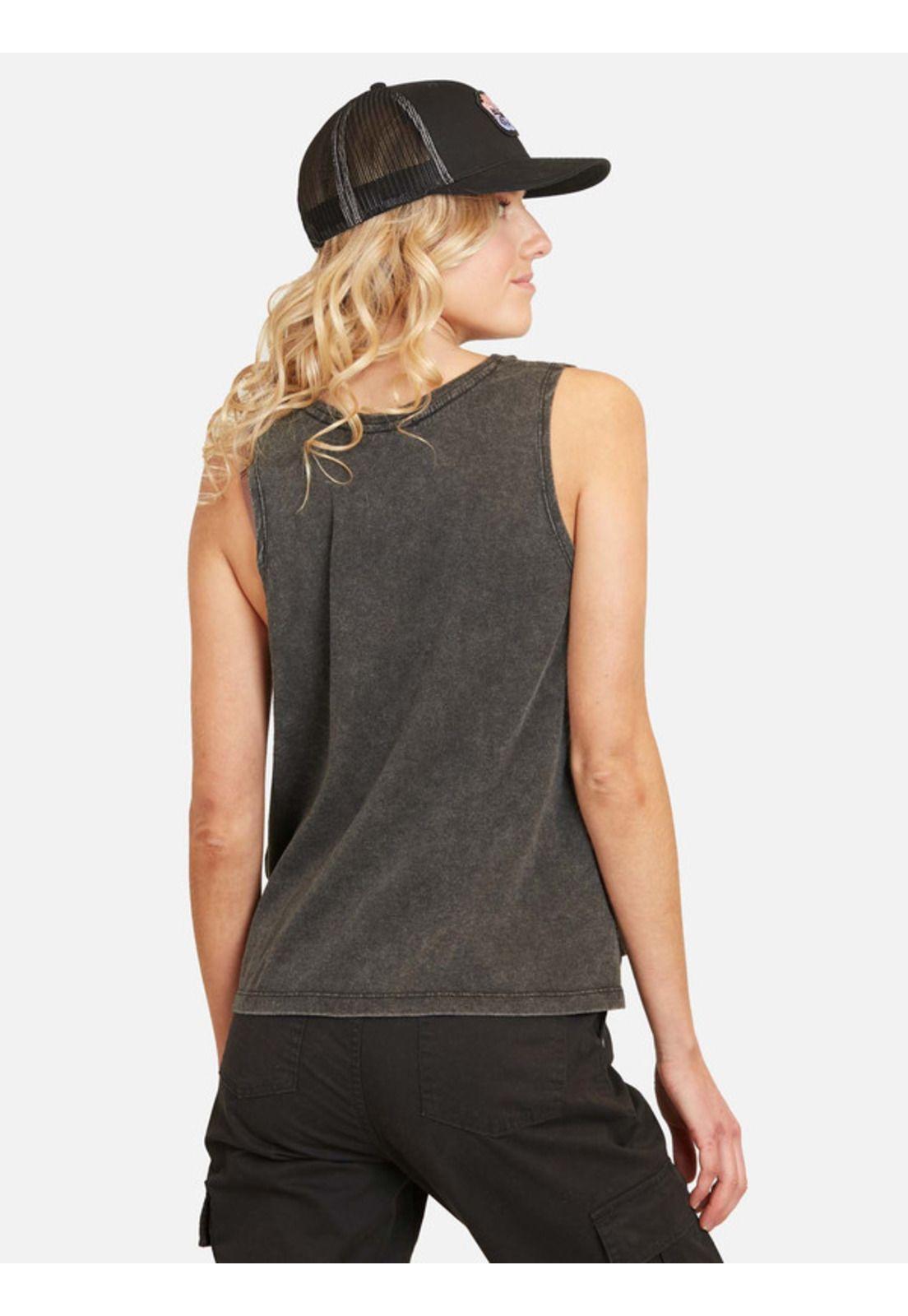 Polera Rainbow Skull Mujer Negro Maui And Sons-1