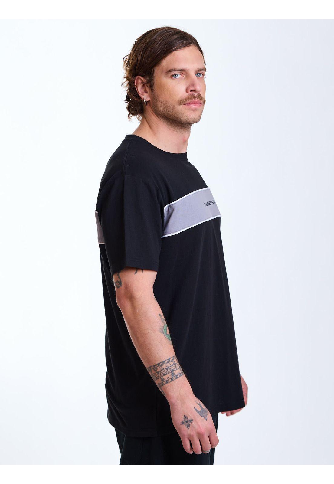 Polera MC Surf  Block Negro Hombre Maui and Sons-2