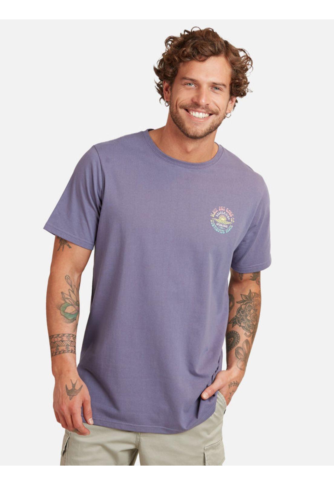 Polera Surfer Hombre Morado Maui And Sons-0