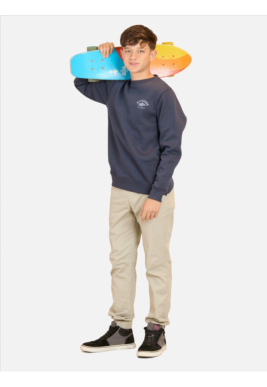 Poleron CR Kiss Azul infantil Maui And Sons-3