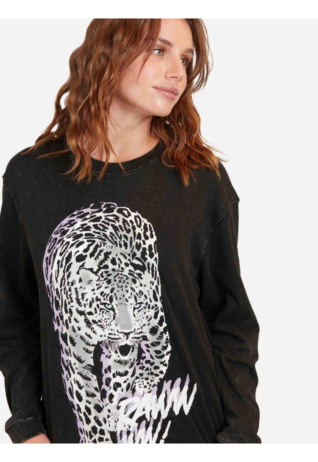 Polera Raww By Maui And Sons Mujer Negro Maui And Sons-2