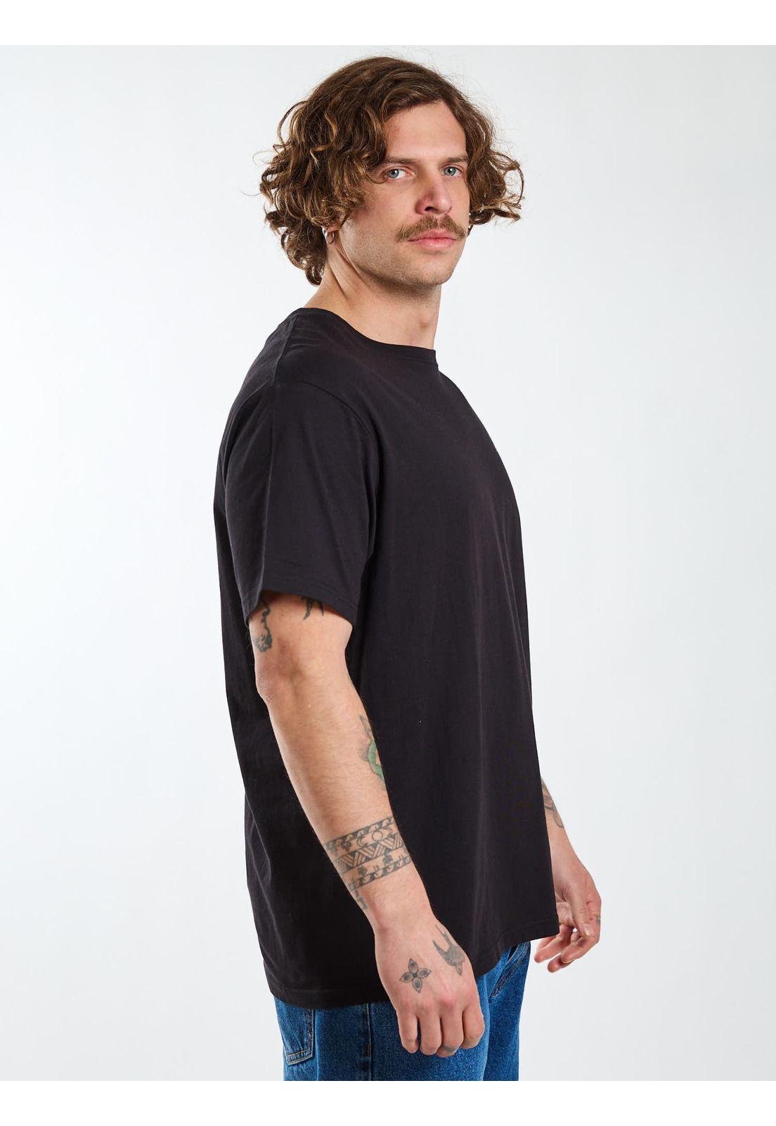 Polera MC Shoreline Negro Hombre Rusty-2