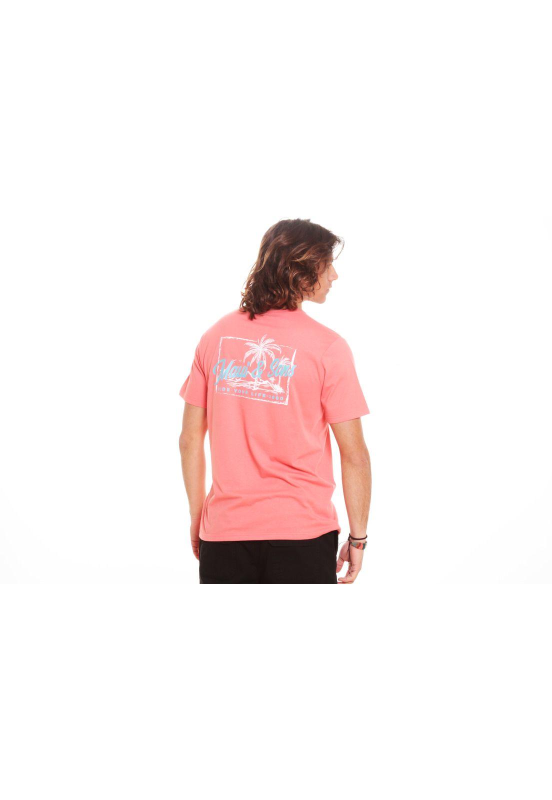 Polera Hombre 5P176-MV20 Rosado Maui and Sons-1