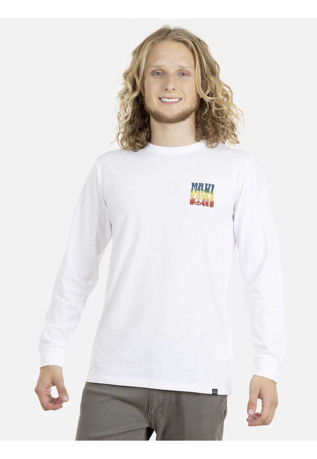 Polera M/L Hombre Maui 5P415-MI21 Blanco-0