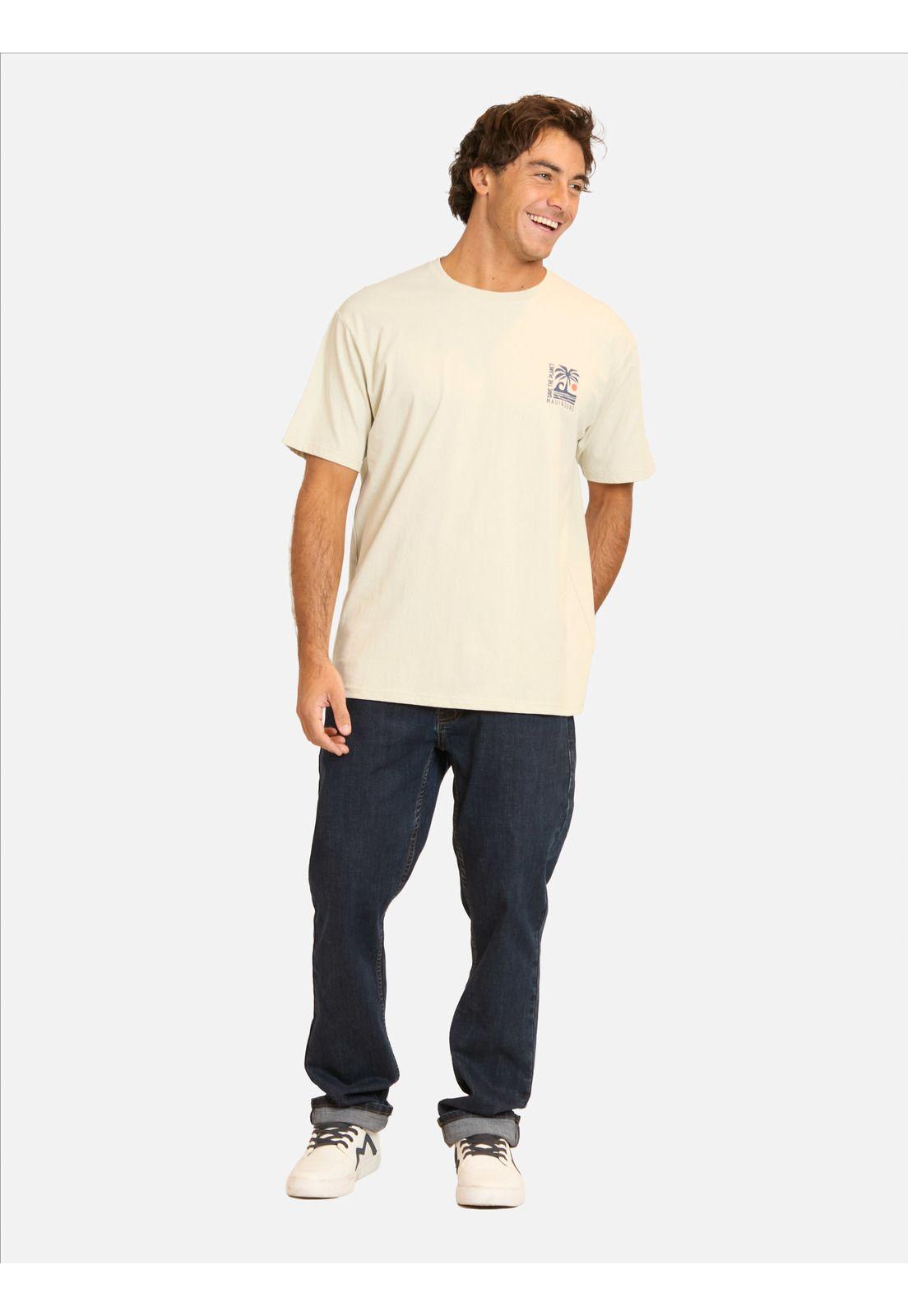 Polera MC Faruk Beige Hombre Maui And Sons-3