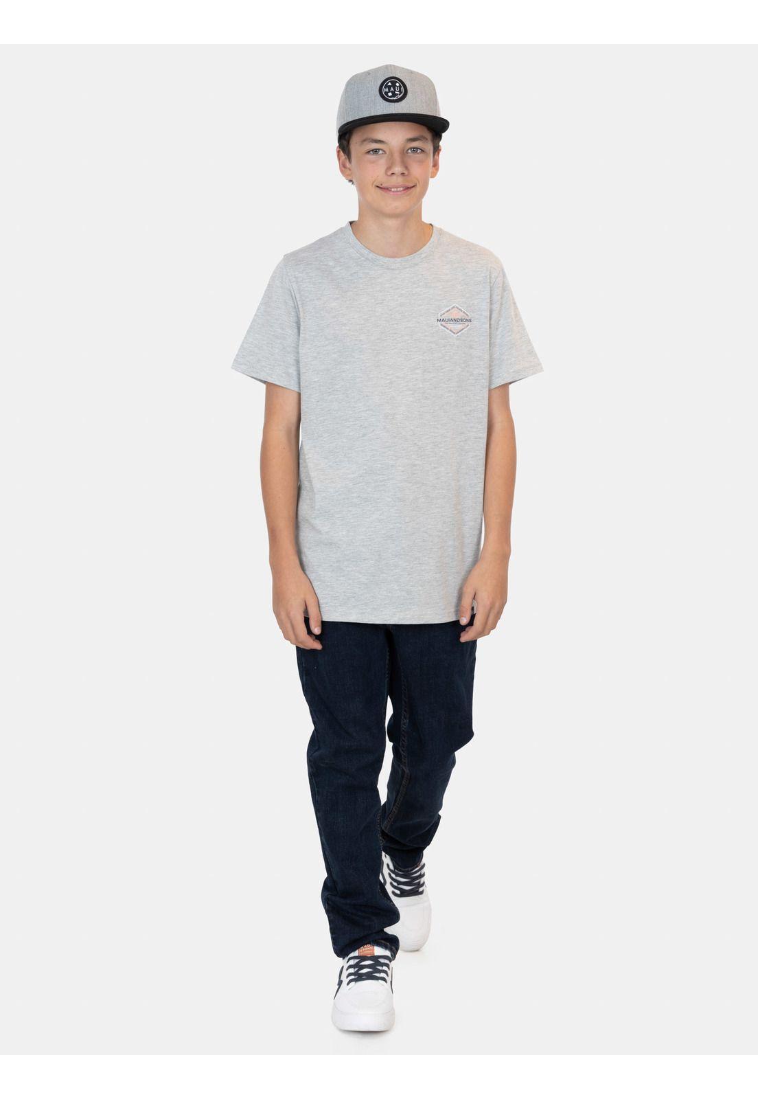 Polera MC Agua Gris Infantil Maui And Sons-3