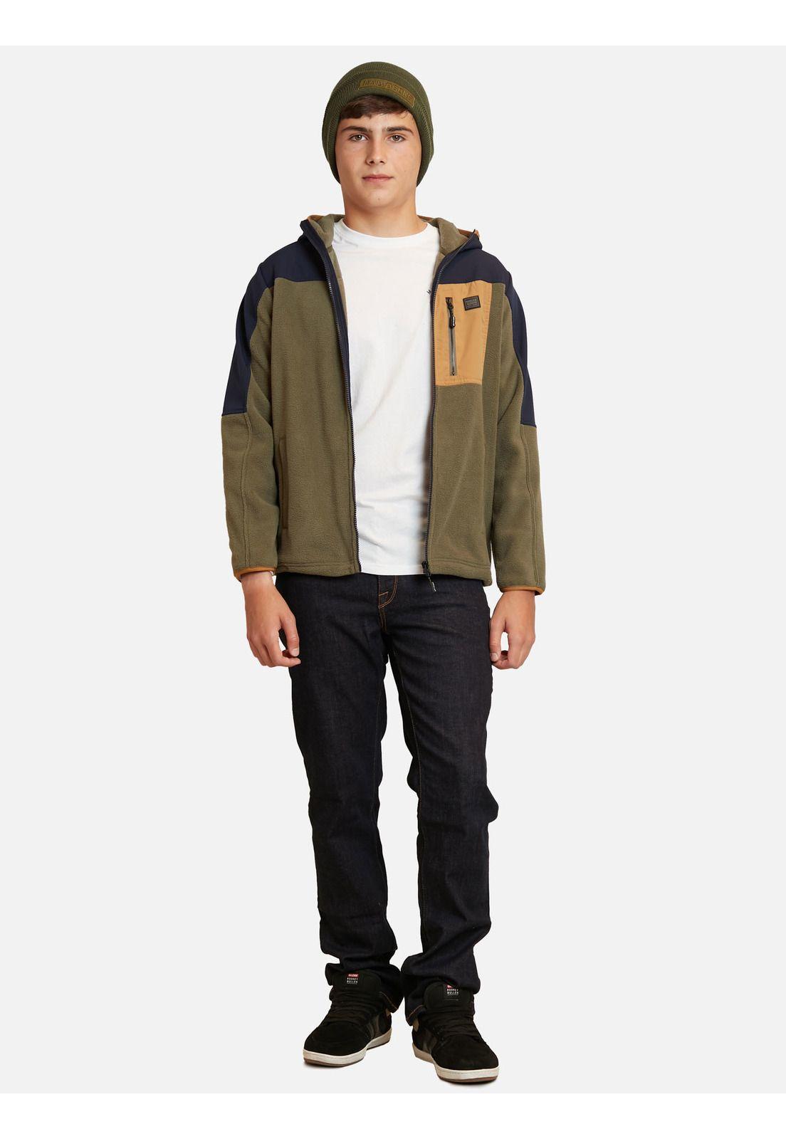 Poleron Micropolar Danger Verde Infantil Maui And Sons-3