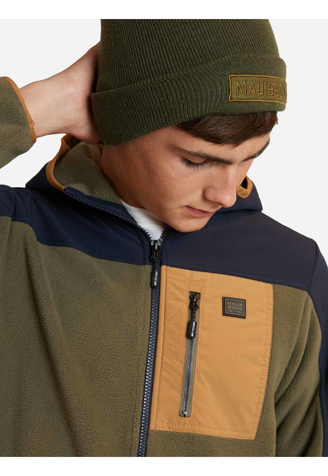 Poleron Micropolar Danger Verde Infantil Maui And Sons-2