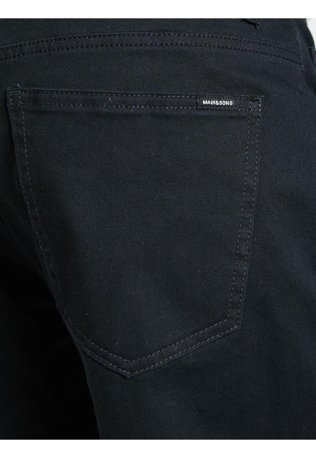 Pantalon Tide Negro Hombre Maui and Sons-4