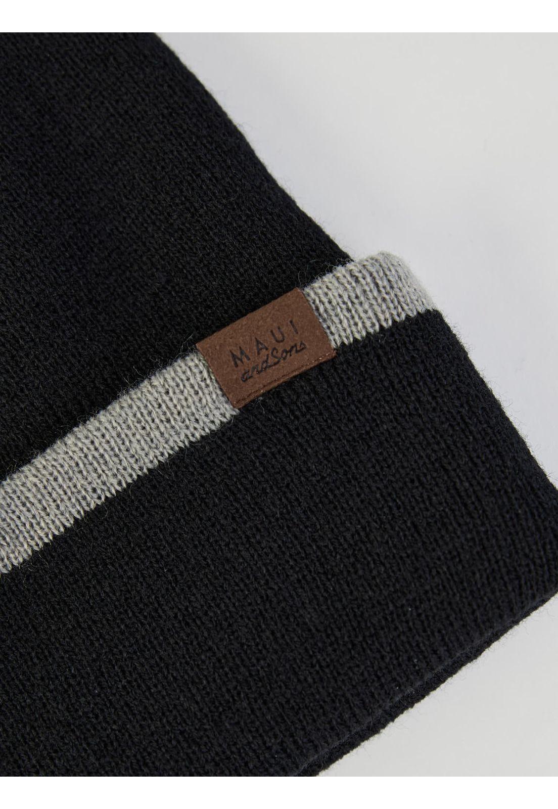 Gorro Pelax Negro Hombre Maui And Sons-0