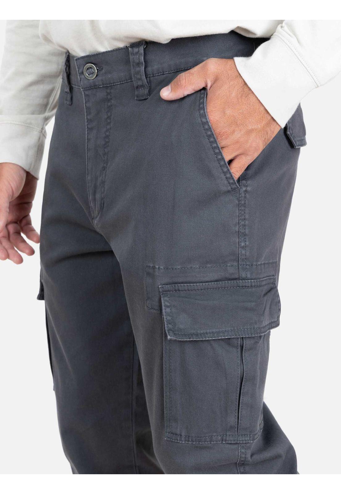 Pantalón Tiki Gris Hombre Maui And Sons-5