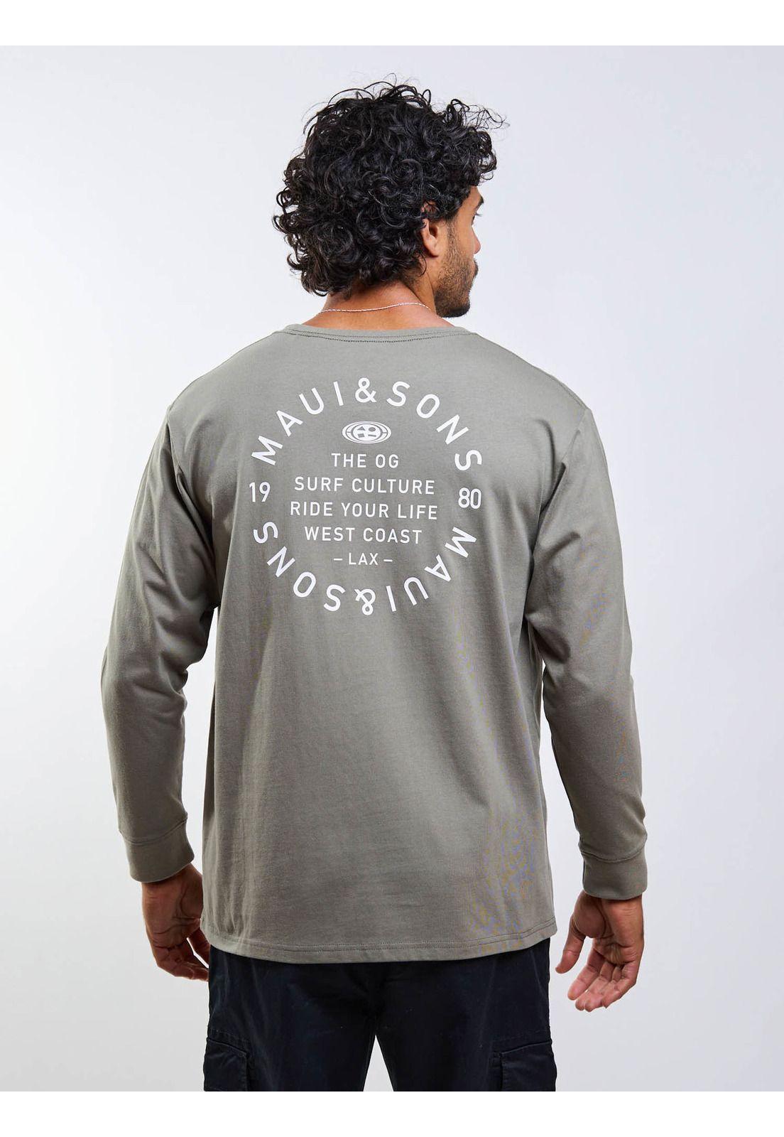 Polera ML Moanae Verde Hombre Maui And Sons-6