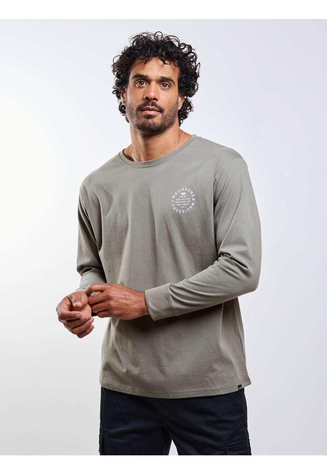 Polera ML Moanae Verde Hombre Maui And Sons-9