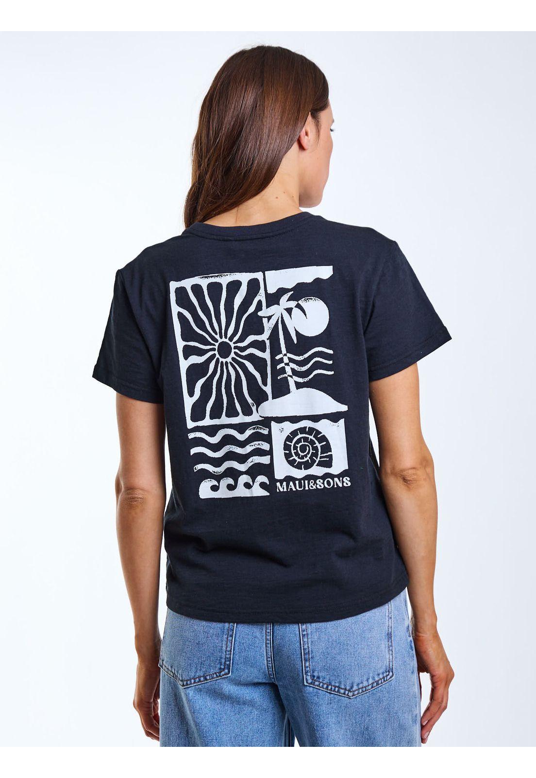 Polera MC Niva Negro Mujer Maui and Sons-1