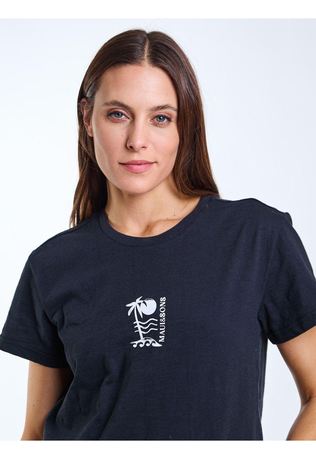 Polera MC Niva Negro Mujer Maui and Sons-4