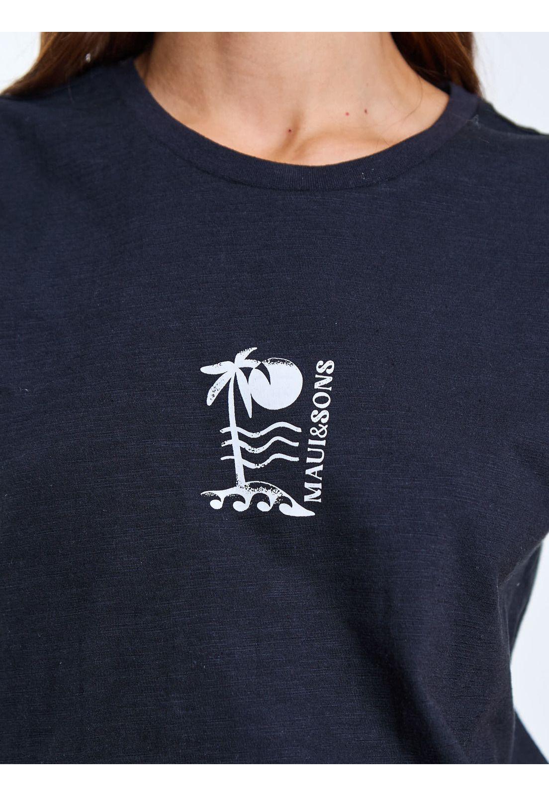 Polera MC Niva Negro Mujer Maui and Sons-5