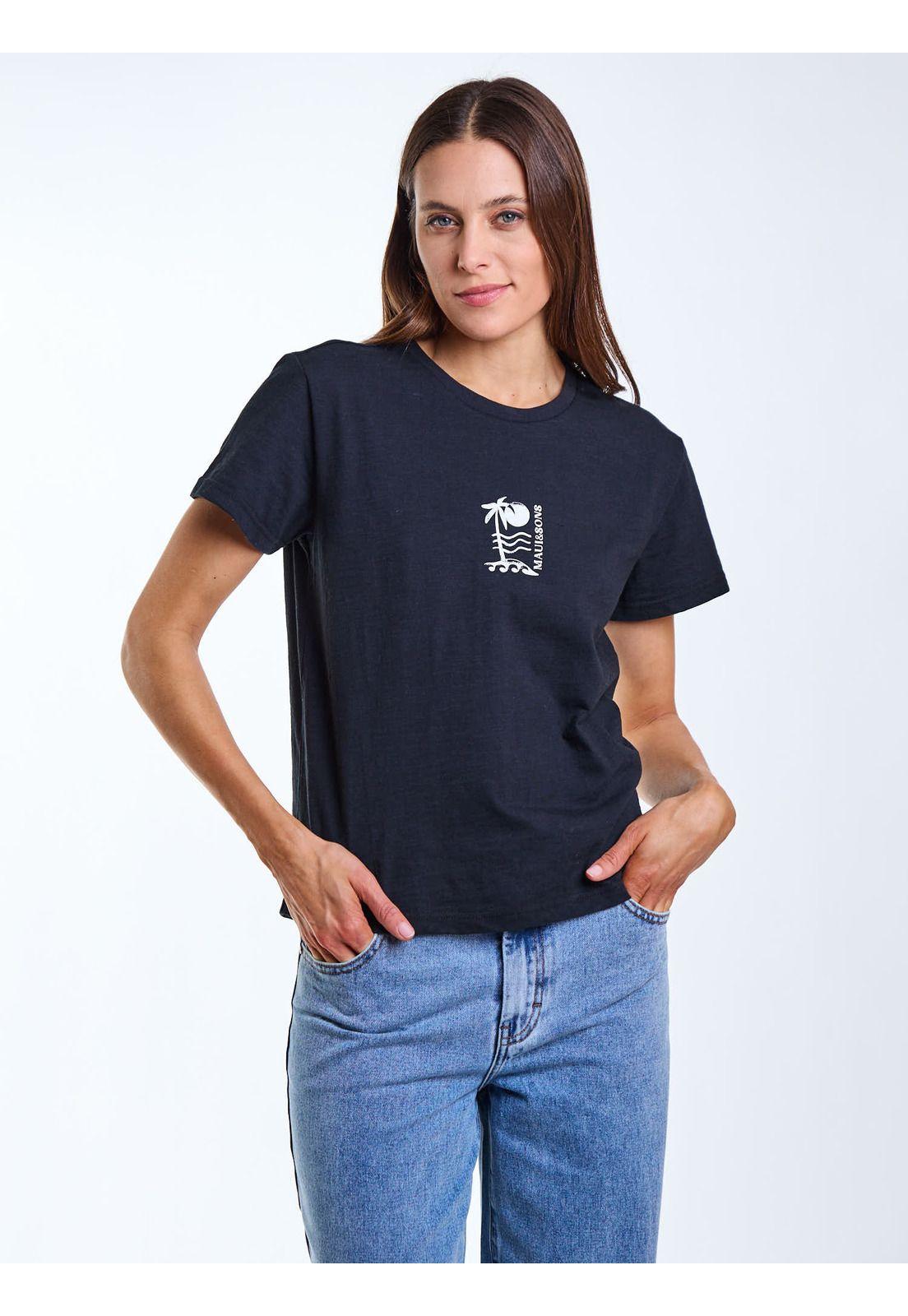 Polera MC Niva Negro Mujer Maui and Sons-6