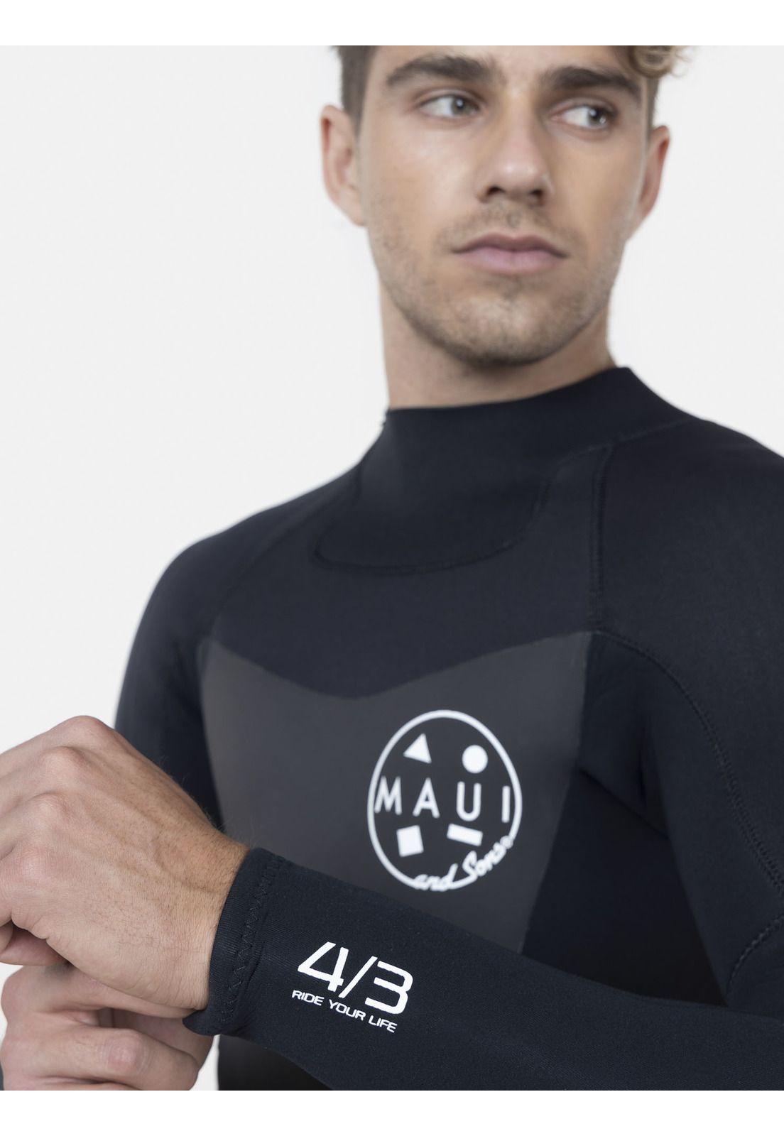 Traje de Agua Hombre 5HB1575-MV22 Negro Maui and Sons-3