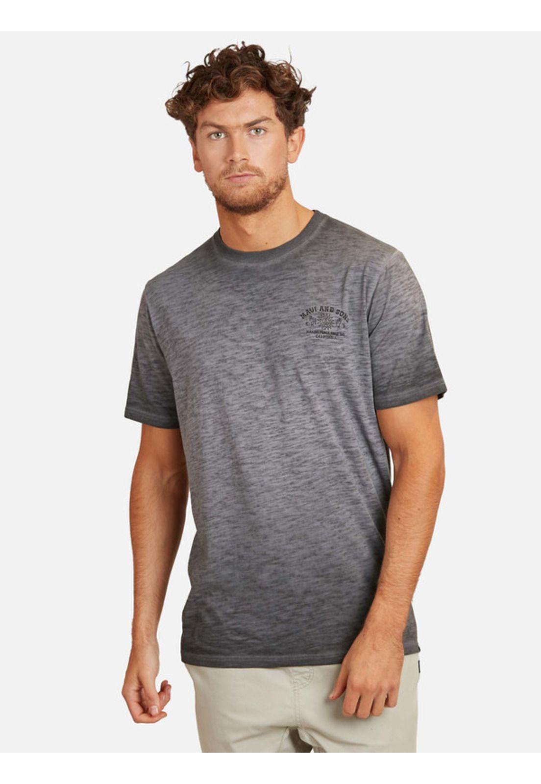 Polera Macking Peace Tee Hombre Gris Maui And Sons-0
