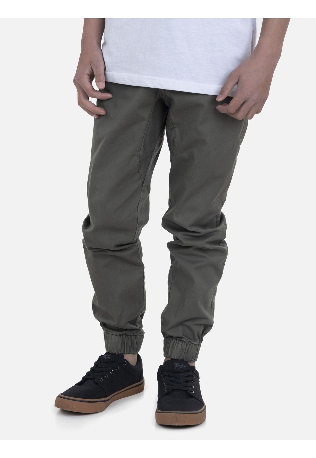 Pantalon Jogger Juvenil 5N1151-MV22 Verde Maui and Sons-0