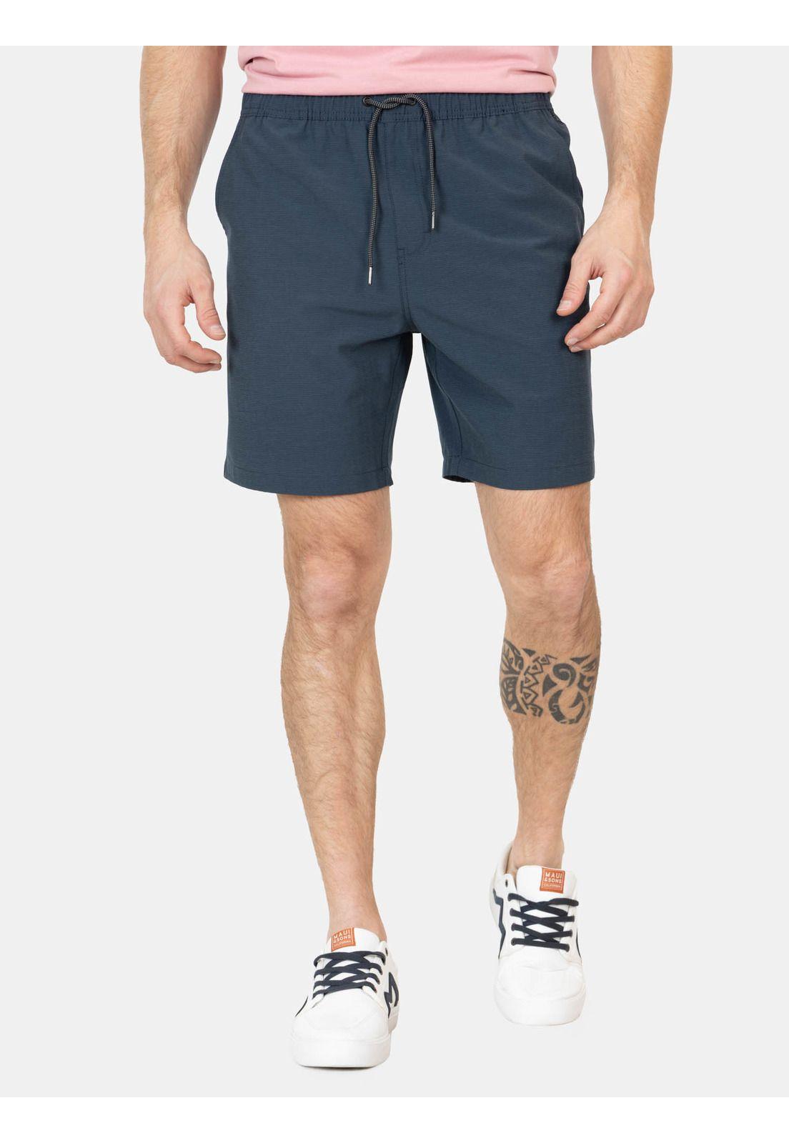 Bermuda Onyx Azul Hombre Maui And Sons-0