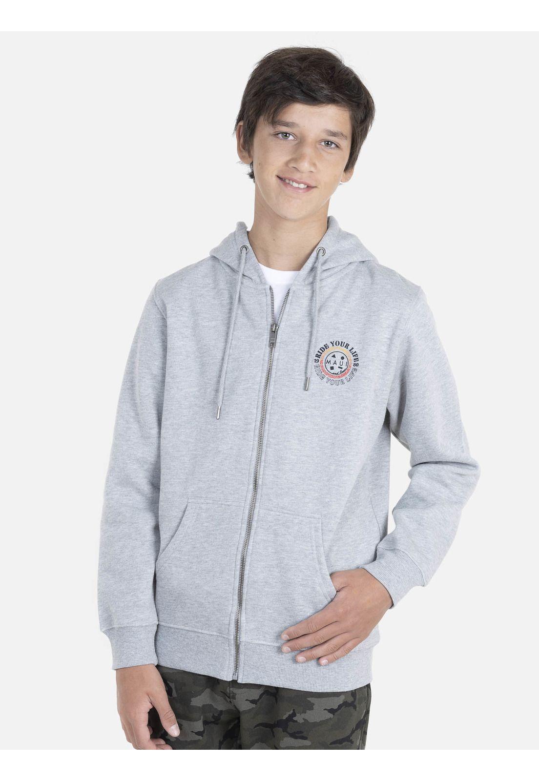 Poleron Juvenil 5O1069 Gris Maui and Sons-0