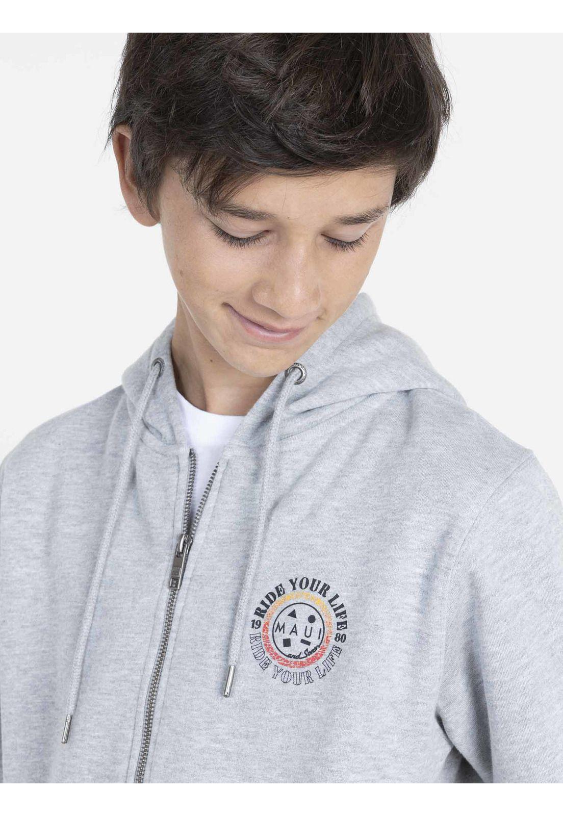 Poleron Juvenil 5O1069 Gris Maui and Sons-2