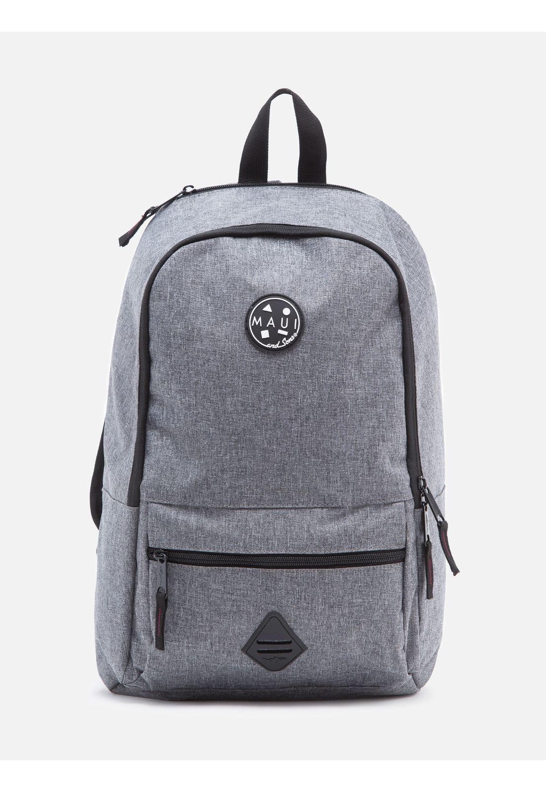 Mochila Escolar Hombre 5AM104-MT21 Gris Maui and Sons-0