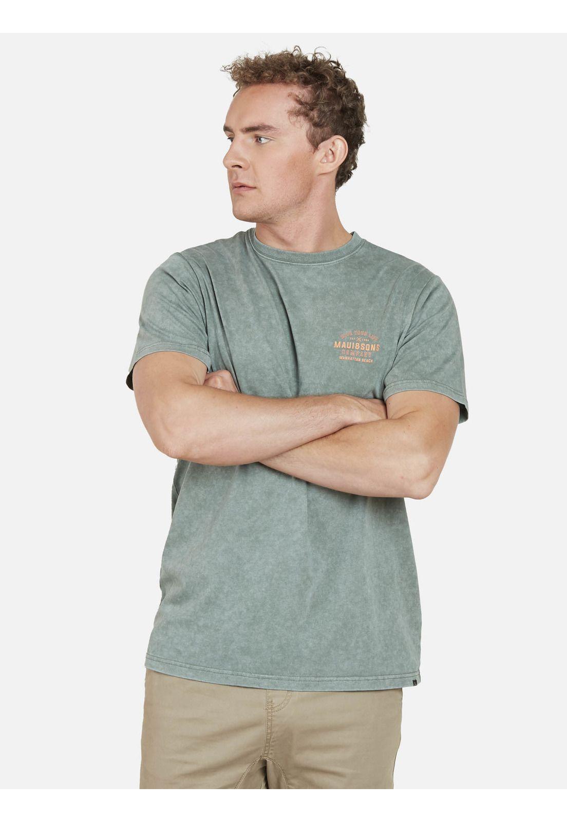 Polera R.Y.L. SURF DYE Hombre Verde Maui and Sons-0