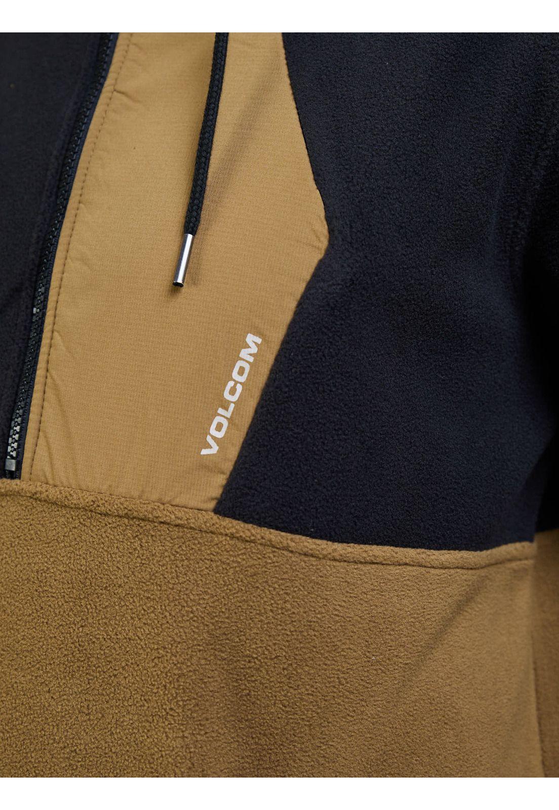 Poleron Polar Gravel Crew Café Hombre Volcom-4