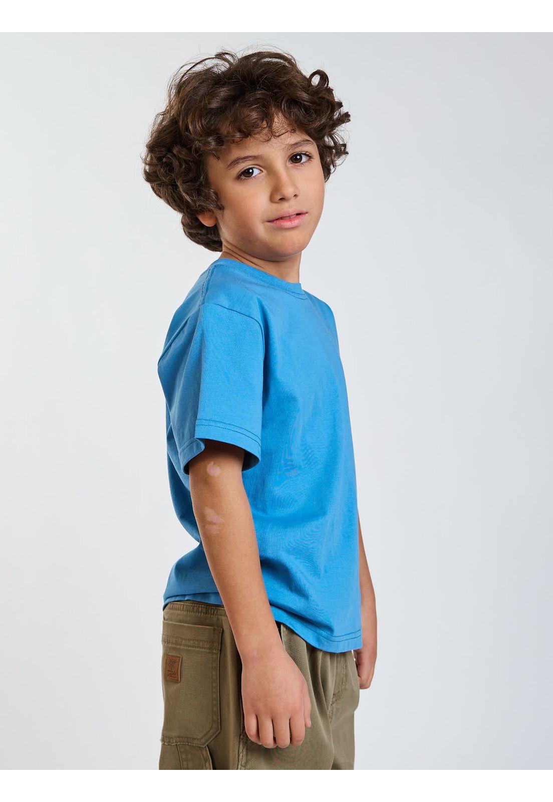 Polera MC Wild Azul Infantil Maui and Sons-2
