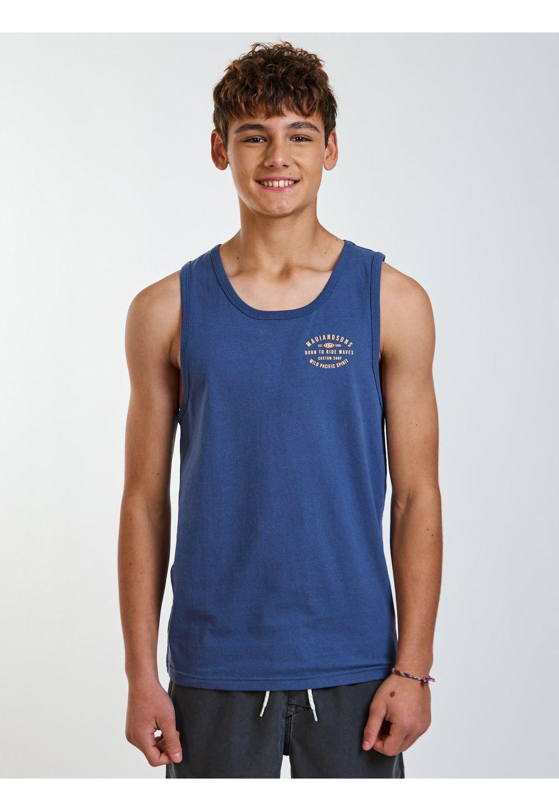 Polera SM Sunset Azul Infantil Maui and Sons-0
