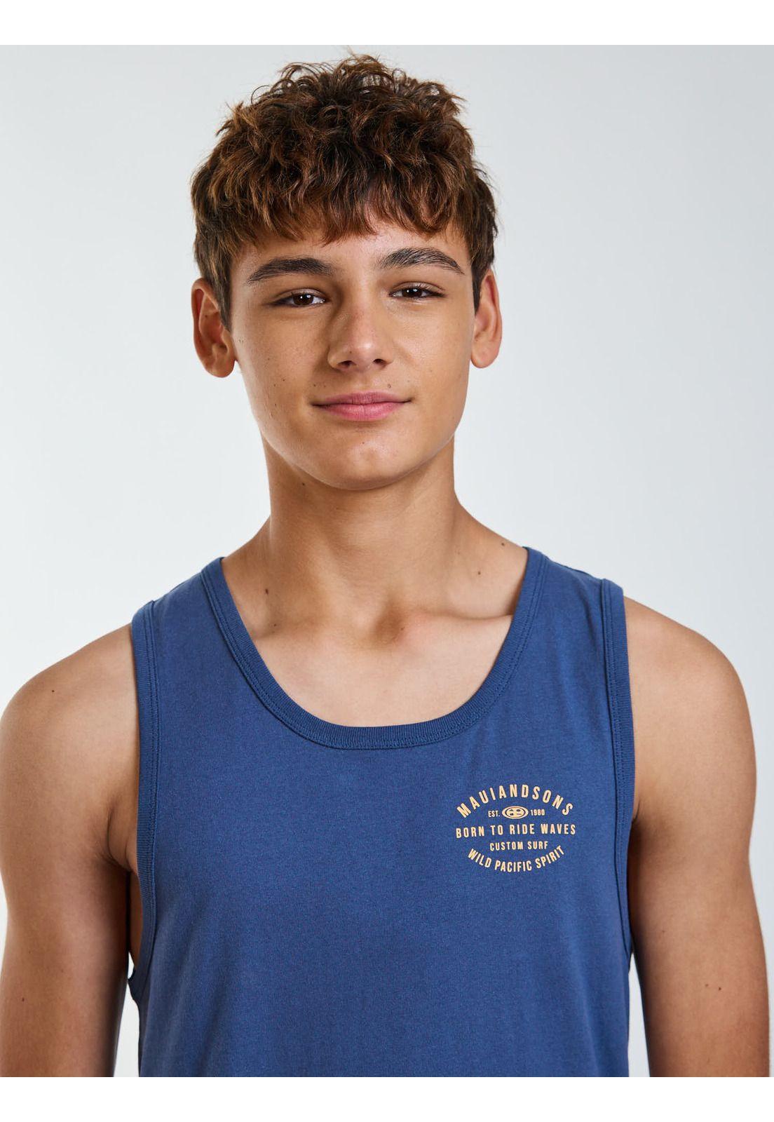 Polera SM Sunset Azul Infantil Maui and Sons-4