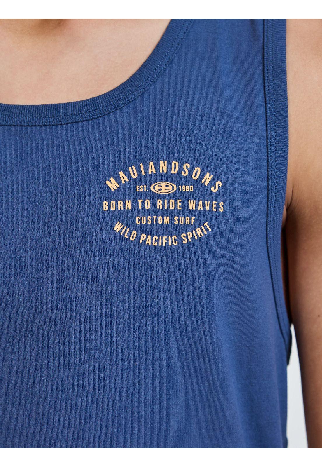 Polera SM Sunset Azul Infantil Maui and Sons-5